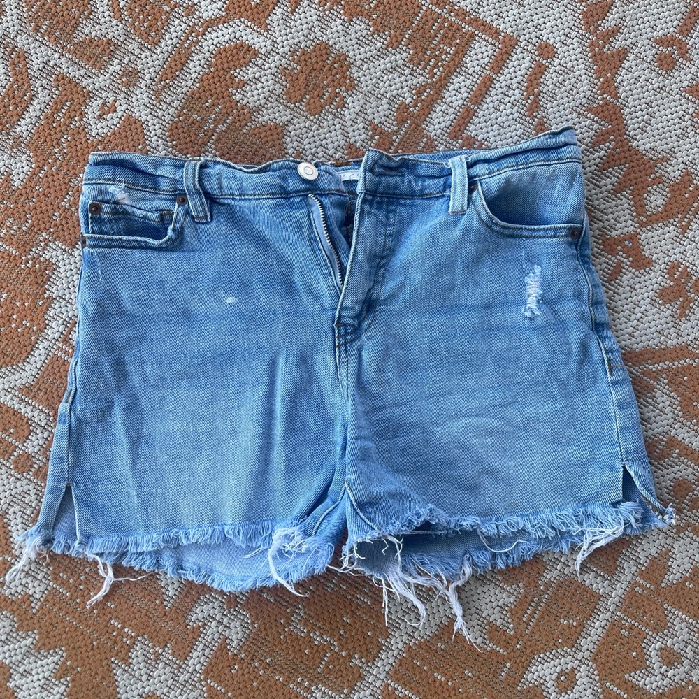 Copper Key Light Blue Jean Shorts